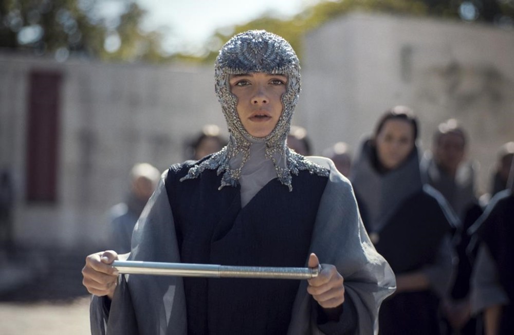 This image released by Warner Bros. Pictures shows Florence Pugh in a scene from
