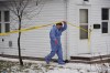 A forensic investigator is on the scene of an ongoing investigation regarding five deaths in southern Manitoba, in Carman, Man., Monday, Feb. 12, 2024. A mother, her three young children, including a two-month-old daughter, and a teenage family member killed in Manitoba are being remembered as beautiful souls. THE CANADIAN PRESS/David Lipnowski