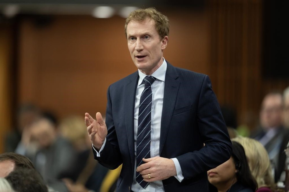 Immigration, Refugees and Citizenship Minister Marc Miller rises during Question Period, Tuesday, February 6, 2024 in Ottawa. RBC says the recently announced cap on new study permits won't lead to an outright decrease in demand for rental housing from international students this year. THE CANADIAN PRESS/Adrian Wyld
