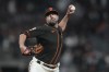 FILE -San Francisco Giants' Scott Alexander during a baseball game against the Colorado Rockies in San Francisco, Saturday, Sept. 9, 2023. Free agent left-hander Scott Alexander reached agreement on a one-year contract with the Oakland Athletics at the start of spring training, filling a void in a bullpen needing lefties. The team announced the move Wednesday, Feb. 14, 2024. (AP Photo/Jeff Chiu, File)