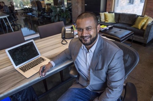 Lightspeed CEO Dax Dasilva is seen in his office Tuesday, September 15, 2015 in Montreal. Lightspeed Commerce Inc. says founder Dax Dasilva is returning to the company as interim chief executive.THE CANADIAN PRESS/Paul Chiasson