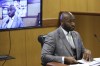 Special Prosecutor Nathan Wade testifies during a hearing on the Georgia election interference case, Thursday, Feb. 15, 2024, in Atlanta. The hearing is to determine whether District Attorney Fani Willis should be removed from the case because of a relationship with Wade, special prosecutor, she hired in the election interference case against former President Donald Trump. (Alyssa Pointer/Pool Photo via AP)
