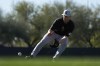 Chicago White Sox starting pitcher Michael Soroka participates in spring training baseball workouts at Camelback Ranch in Phoenix, Thursday, Feb. 15, 2024. (AP Photo/Ashley Landis)