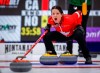 Team Canada skip Kerri Einarson directs her teammates as they play Team Northern Ontario at the Scotties Tournament of Hearts in Calgary, Saturday, Feb. 17, 2024. Einarson continued her drive toward a fifth straight Canadian women's curling title Monday with a 9-8 win over British Columbia's Corryn Brown at the Scotties Tournament of Hearts. THE CANADIAN PRESS/Jeff McIntosh