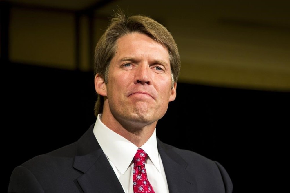 FILE - Eric Hovde, candidate for the U.S. Senate, gives his concession speech to supporters during his election night party Tuesday Aug. 14, 2012 in Peawaukee, Wis. The Republican businessman and real estate mogul launched his bid for the U.S. Senate against Wisconsin Democratic incumbent Sen. Tammy Baldwin, Tuesday, Feb. 20, 2024, saying in a video that “America is slipping away” and “everything is going in the wrong direction.” This marks the second Senate campaign for Hovde, who ran in 2012 but lost in the GOP primary to former Gov. Tommy Thompson. (AP Photo/Tom Lynn, File)