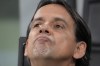 Inter Milan's head coach Simone Inzaghi arrives for the Champions League, round of 16, first leg soccer match between Inter Milan and Atletico Madrid, at the San Siro stadium in Milan, Italy, Tuesday, Feb. 20, 2024. (AP Photo/Luca Bruno)