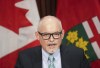 Dr. Kieran Moore, Ontario's Chief Medical Officer of Health, speaks at a press conference at the legislature in Toronto on Monday, April 11, 2022. Ontario's top doctor is warning public health officials in the province to prepare for possible measles outbreaks given the