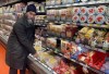 NDP Leader Jagmeet Singh points to a $20 package of cheese during a visit to a Loblaws grocery store in Ottawa on Wednesday Feb. 21, 2024. Singh has made it a central tenet of his party's policy to take on big companies he believes are making record profits while ordinary people struggle to afford the basics. 
THE CANADIAN PRESS/Mickey Djuric