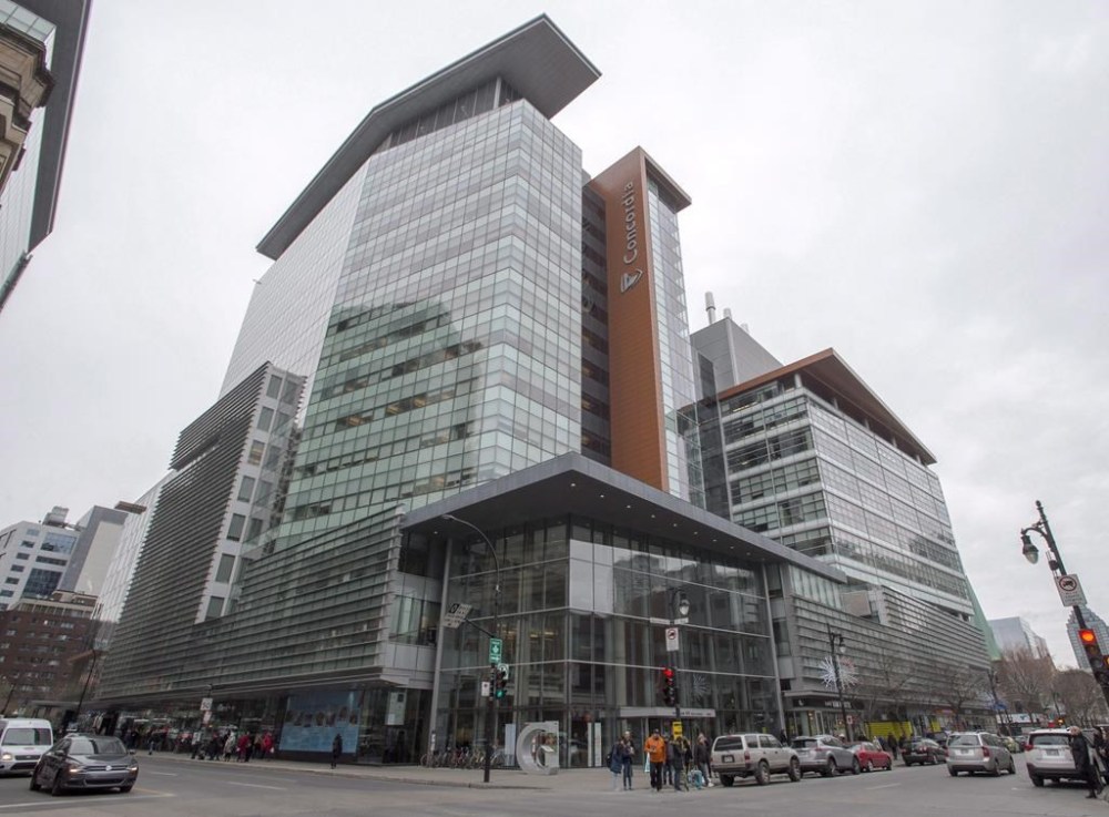 McGill University and Concordia University are suing the Quebec government over its decision to hike tuition for out-of-province students. Concordia's downtown campus is seen Tuesday, November 14, 2017 in Montreal. THE CANADIAN PRESS/Ryan Remiorz