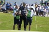 Erik van Rooyen, of South Africa, stands at the 9th green during the second round of the Mexico Open golf tournament in Puerto Vallarta, Mexico, Friday, Feb. 23, 2024. (AP Photo/Fernando Llano)