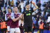 Aston Villa players celebrate at full time of the English Premier League soccer match between Aston Villa and Nottingham Forest at the Villa Park stadium in Birmingham, England, Saturday, Feb. 24, 2024. Aston Villa won 4-2. (AP Photo/Rui Vieira)