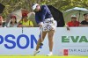 Lilia Vu of the U.S. hits her shot on the 2nd during the final round of the LPGA Honda Thailand golf tournament in Pattaya, southern Thailand, Sunday, Feb. 25, 2024. (AP Photo/Kittinun Rodsupan)