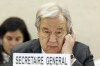 U.N. Secretary-General Antonio Guterres listens to a speech, during the opening of the High-Level Segment of the 55th session of the Human Rights Council at the European headquarters of the United Nations in Geneva, Switzerland, Monday, Feb. 26, 2024. (Salvatore Di Nolfi/Keystone via AP)