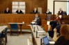 FILE - A general view shows the courtroom at the beginning of the trial of defendant Vadim K. in Berlin, Germany, Wednesday, Oct. 7, 2020. Associates of Russian opposition leader Alexei Navalny said Monday, Feb. 26, 2024 that talks were underway shortly before his death to exchange him for a Russian imprisoned in Germany. That Russian prisoner was Krasikov. (Odd Andersen/Pool Photo via AP, File)