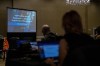 A hotel conference room being used for the inquest into the apprehension and death of Myles Sanderson, who killed 11 people and injured 17 others on the James Smith Cree Nation and the nearby community of Weldon back in September 2022, is shown in Saskatoon, Monday, February 26, 2024. THE CANADIAN PRESS/Liam Richards