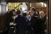 Immigration, Refugees and Citizenship Minister Marc Miller arrives to a cabinet meeting on Parliament Hill in Ottawa on Tuesday, Feb. 27, 2024. THE CANADIAN PRESS/Sean Kilpatrick