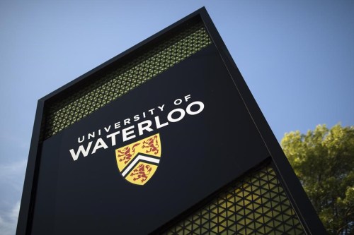 A southwestern Ontario university says it will be getting rid of dozens of vending machines after students raised concerns about facial recognition technology. A University of Waterloo sign is shown in Waterloo, Ont., Wednesday, June 28, 2023. THE CANADIAN PRESS/Nick Iwanyshyn