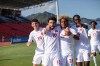 Myles Morgan (21) celebrates a goal in Canada's 8-0 win over Dominica in CONCACAF U-20 Championship qualifying play in Port-of-Spain,Trinidad, in this Friday, February 23, 2024 handout photo. THE CANADIAN PRESS/HO, Canada Soccer *MANDATORY CREDIT*
