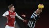 Arsenal's Emile Smith Rowe (left) and Newcastle United's Matty Longstaff battle for the ball during the Premier League match at the Emirates Stadium in London on Jan. 18, 2021. Toronto FC has signed former England youth international Longstaff to a two-year contract with an option for 2026. THE CANADIAN PRESS/AP-PA-Adam Davey