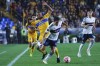 Rafael Carioca of Mexico's Tigres, left, and Sebastian Berhalter of Canada's Vancouver Whitecaps compete for the ball during a CONCACAF Champions Cup soccer match in Monterrey, Mexico, Wednesday, Feb. 14, 2024. A shortened pre-season due to CONCACAF Champions Cup action in January and February meant the Whitecaps were back on the field sooner than in previous seasons. THE CANADIAN PRESS/AP-Jorge Mendoza