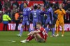 Nottingham Forest's Ryan Yates reacts at the end of the English Premier League soccer match between Nottingham Forest and Liverpool at City ground in Nottingham, England, Saturday, March 2, 2024. (AP Photo/Rui Vieira)