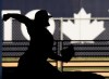 Toronto Blue Jays pitcher Alek Manoah warms up before live batting practice during spring training action in Dunedin, Fla. on Thursday February 22, 2024. Manoah has been bumped from his next scheduled pre-season start due to right shoulder soreness, the team said Saturday. THE CANADIAN PRESS/Frank Gunn