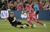 St. Louis City defender Anthony Markanich (13) and New York City FC defender Mitja Ilenic (35) battle for the ball during the first half of an MLS soccer game, Saturday, March 2, 2024, at CityPark in St. Louis. (Laurie Skrivan/St. Louis Post-Dispatch via AP)