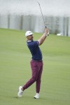Erik van Rooyen of South Africa hits from the fairway on the ninth hole during the final round of the Cognizant Classic golf tournament, Sunday, March 3, 2024, in Palm Beach Gardens, Fla. (AP Photo/Marta Lavandier)