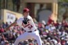 St. Louis Cardinals starting pitcher Sonny Gray throws during the first inning of a spring training baseball game against the Boston Red Sox Tuesday, Feb. 27, 2024, in Jupiter, Fla. (AP Photo/Jeff Roberson)
