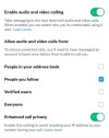 This screenshot made on Monday, March 4, 2024, shows settings to change on X if a user wants to avoid random calls from people they may not know or want to hide their IP address from the X community. (AP Photo)
