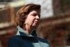 Sheila Malcolmson looks on during a news conference in Nanaimo, B.C., Wednesday, April 12, 2023. British Columbia's government says it is setting new 10-year targets to reduce poverty in the province, including focusing on cutting child and senior poverty rates. THE CANADIAN PRESS/Chad Hipolito