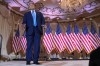 Republican presidential candidate former President Donald Trump arrives to speak at a Super Tuesday election night party Tuesday, March 5, 2024, at Mar-a-Lago in Palm Beach, Fla. (AP Photo/Evan Vucci)