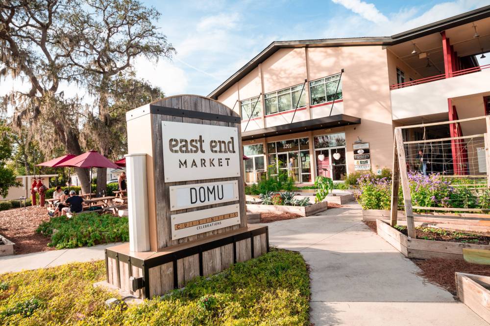 Visit Orlando
East End Market houses a collection of funky restaurants in shops in Orlando’s Audubon Park district.