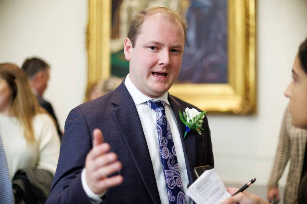 MIKE DEAL / FREE PRESS FILES
Grant Jackson argued the government’s expectation for new electric generating facilities to be publicly owned amounts to interference in the Crown corporation’s affairs.