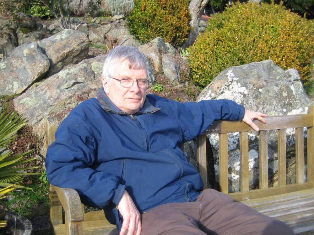 SUPPLIED
John Barsby, relaxing here in Victoria in 2012, retired from teaching at St. John’s-Ravenscourt in 2004.