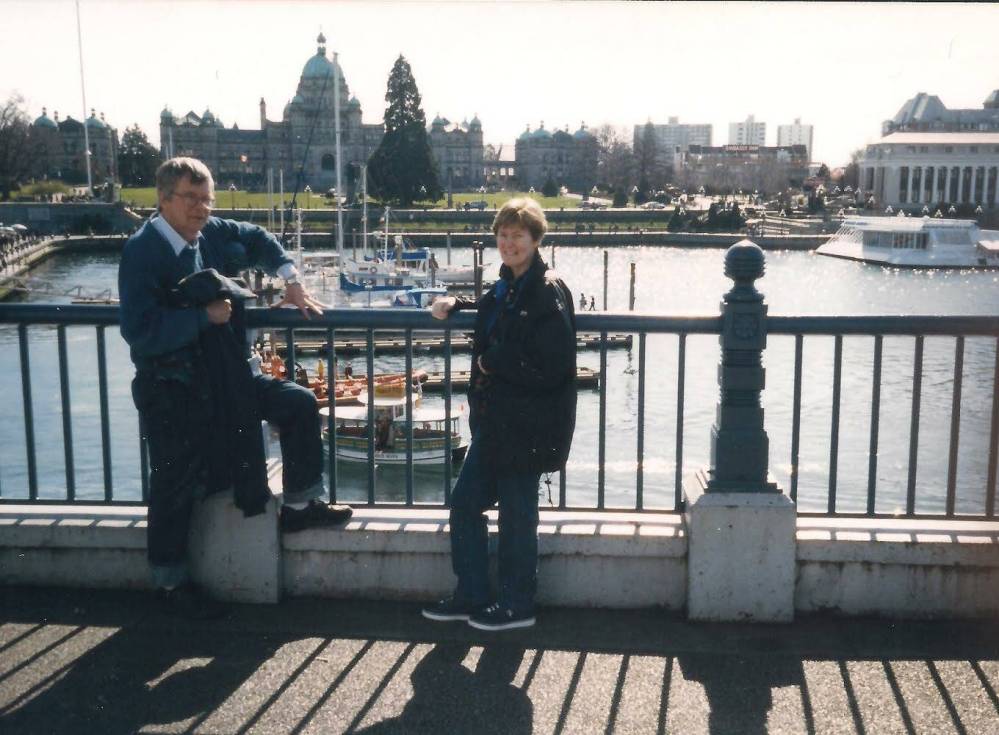 SUPPLIED
John Barsby, seen here in Victoria in 2003, documented his teaching years in his book
Fifty Years in the Classroom and What I Learned There.