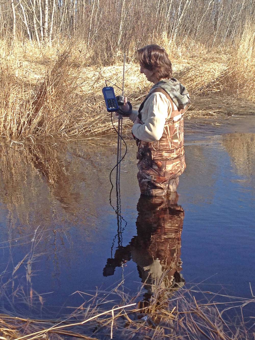 DUCKS UNLIMITED CANADA 
Pascal Badiou studies how wetlands provide carbon and greenhouse-gas services.