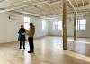 SUPPLIED
                                Shawna Dempsey (left) speaks to a contractor at MAWA’s new space on Cumberland Avenue.