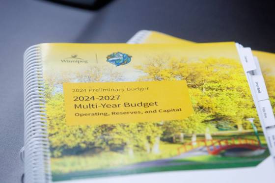 The City of Winnipeg's preliminary 2024-2027 multi-year budget (Mike Deal / Winnipeg Free Press)