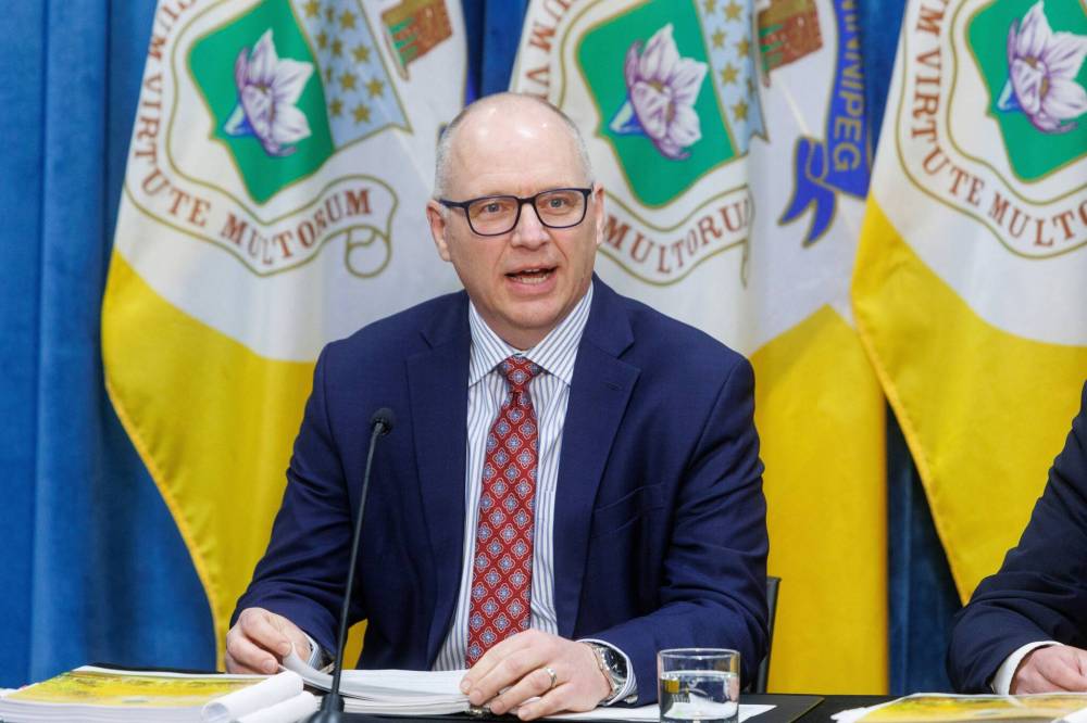 MIKE DEAL / WINNIPEG FREE PRESS
City of Winnipeg Mayor Scott Gillingham.