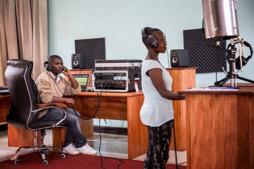 SUPPLIED
                                &lsquo;Lyric-writing can extract that trauma to the surface that makes it less daunting,&rsquo; says Darcy Ataman. His work sets up recording studios in places like Bukavu, Democratic Republic of Congo, to allow survivors of trauma to make music.