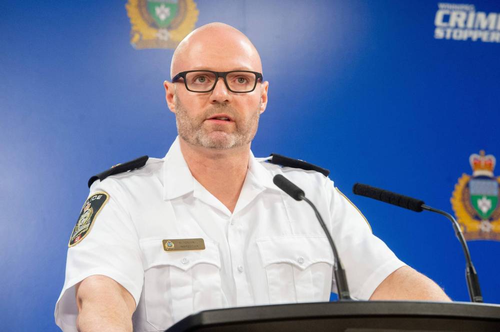 MIKE SUDOMA / FREE PRESS FILES
Insp. Elton Hall said Tuesday the ads resulted in more than 150 youths being referred for additional help from The Link and other agencies to leave gangs or stay out of them over the course of the campaign.