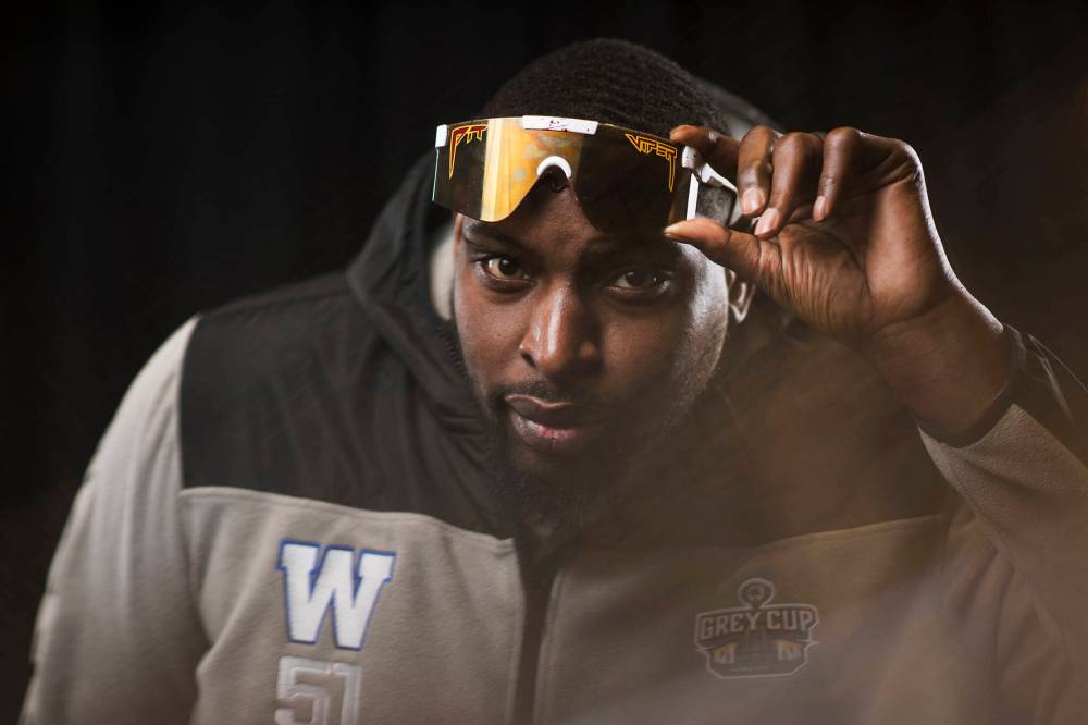 Nick Iwanyshyn / THE CANADIAN PRESS files
Jermarcus Hardrick will be the highest-paid American lineman in the CFL next season.