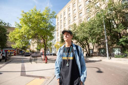 MIKE SUDOMA / Free Press Files
                                Rapper and youth advocate Cayden Carfrae, a.k.a Caid Jones, was known for his caring nature.