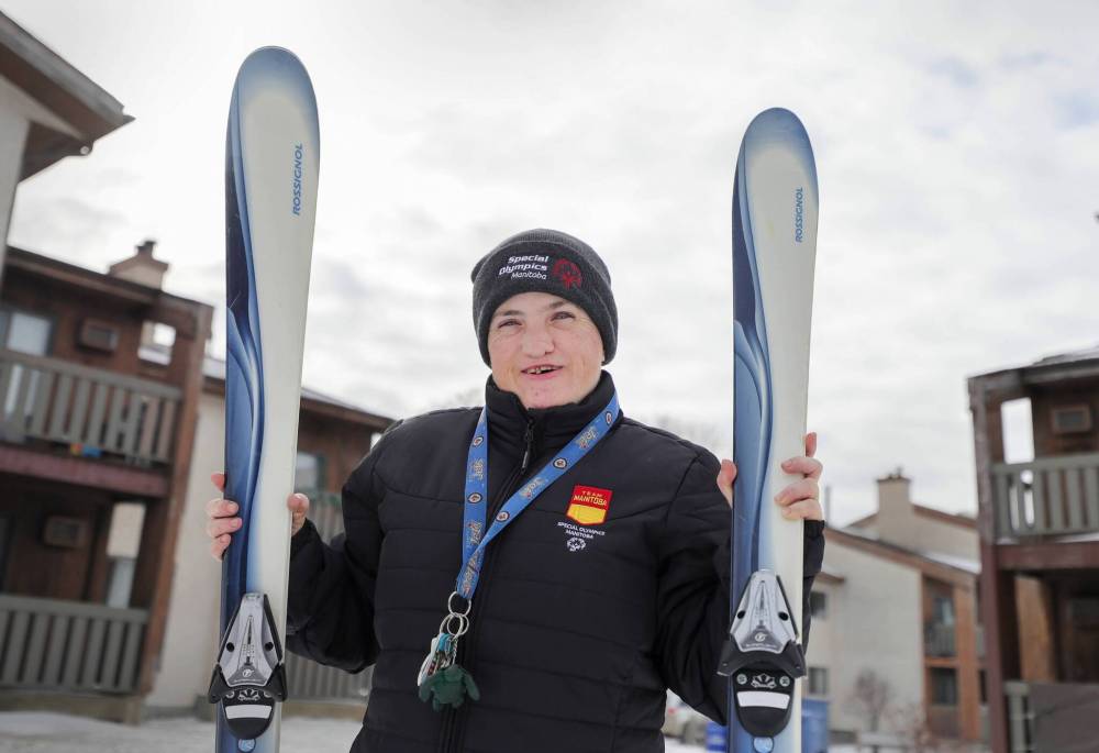 RUTH BONNEVILLE / FREE PRESS SPORTS
Jackie Trudeau will be competing for Manitoba in alpine skiing at the Special Olympics Canada Winter Games.