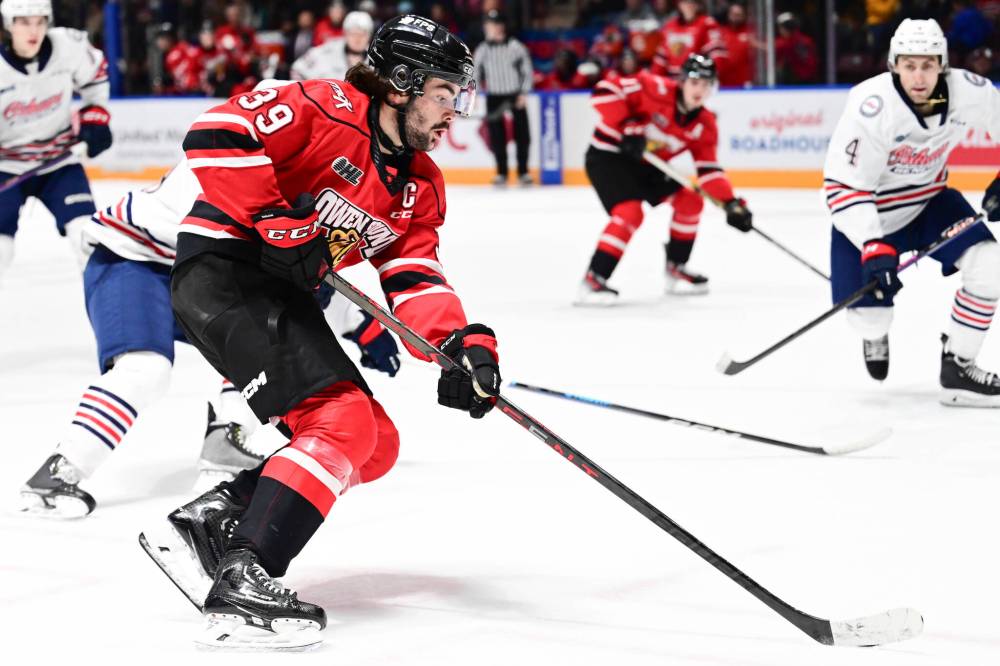 Sam Buschbeck photo
Colby Barlow suffered a back injury that kept him out of the World Junior Hockey tournament.