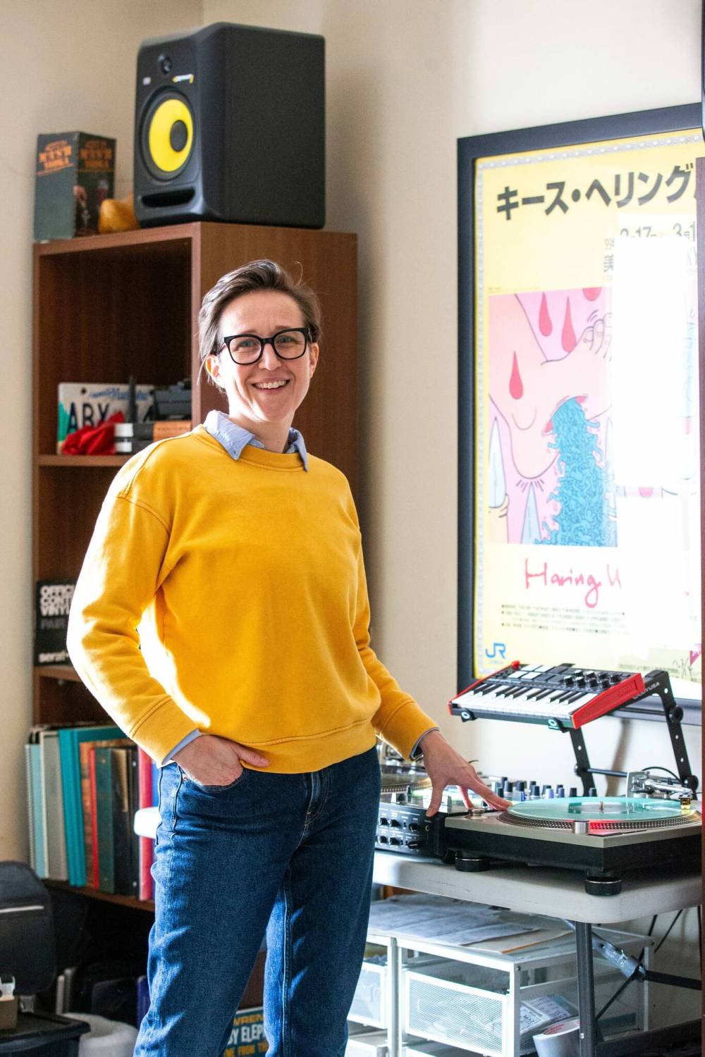 Sarah Michaelson brings 20 years of DJing to her workshop rebranded as Mama Cutsworth’s DJ Academy for Underrepresented Genders. (Mikaela MacKenzie / Free Press)