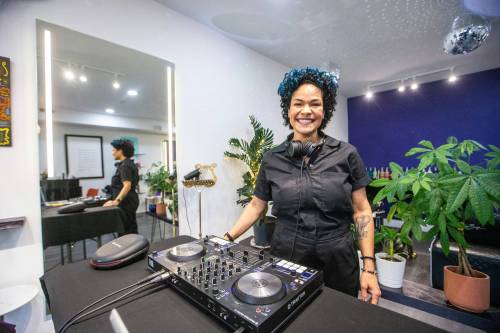 MIKAELA MACKENZIE / FREE PRESS
                                Mariana Cañadas, a.k.a. M.C. LUV, is a graduate of the homegrown initiative Mama Cutsworth&rsquo;s DJ Academy.