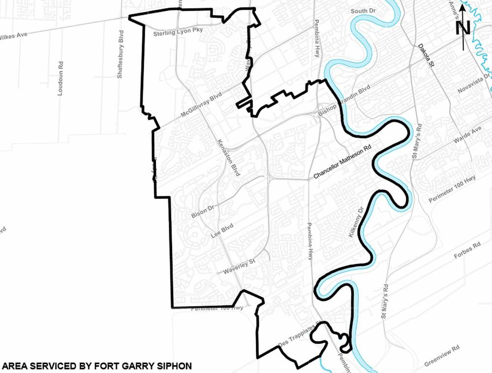 A map shows the area affected. (Supplied)