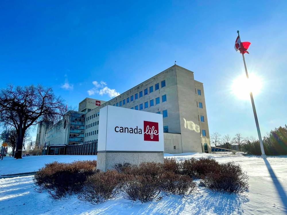 RUTH BONNEVILLE / FREE PRESS
A Canada Life spokesperson would not say how many jobs will be terminated, or how many people will be offered different placements.